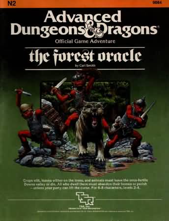 Dungeons and Dragons 1st ed: the Forest Oracle