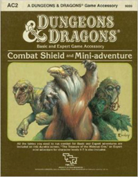 Dungeons and Dragons 1st ed: Combat Shield and Mini-adventure - Used