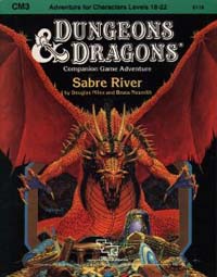 Dungeons and Dragons 1st ed: Sabre River - Used