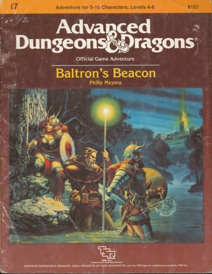 Dungeons and Dragons 1st ed: Baltrons Beacon - Used
