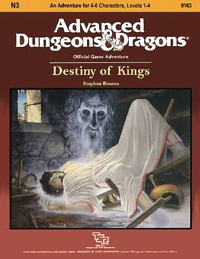 Dungeons and Dragons 1st ed: Destiny of Kings - Used