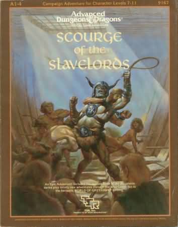Dungeons and Dragons 1st ed: Scourge of The Slavelords - Used