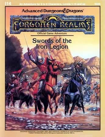Dungeons and Dragons 2nd ed: Forgotten Realms: Swords of the Iron Legion - Used