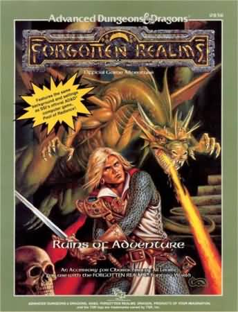 Dungeons and Dragons 2nd ed: Forgotten Realms: Ruins of Adventure - Used