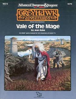 Dungeons and Dragons 2nd ed: Greyhawk Adventures: Vale of the Mage
