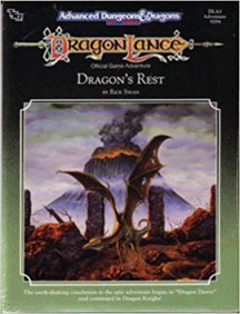 Dungeons and Dragons 2nd ed: DragonLance: Dragons Rest - USED