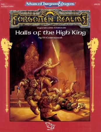 Dungeons and Dragons 2nd ed: Forgotten Realms: Halls of the High King - Used