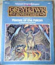 Dungeons and Dragons 2nd ed: Greyhawk: Flames of the Falcon - Used