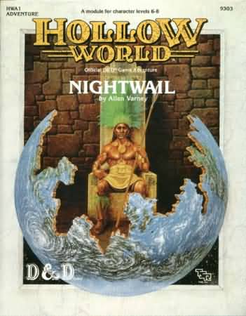 Dungeons and Dragons Basic ed: Hollow World: Nightwail - Used