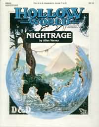 Dungeons and Dragons Basic ed: Hollow World: Nightrage - Used