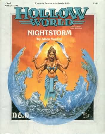 Dungeons and Dragons Basic ed: Hollow World: Nightstorm - Used
