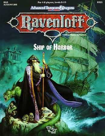 Dungeons and Dragons 2nd ed: Ravenloft: Ship of Horror - Used