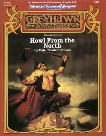 Dungeons and Dragons 2nd ed: Greyhawk Adventures: Howl From the North