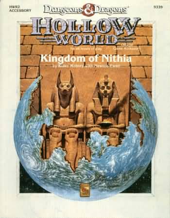 Dungeons and Dragons Basic ed: Hollow World: Kingdom of Nithia - Used