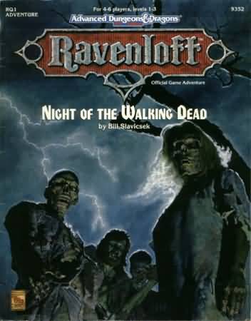 Dungeons and Dragons 2nd ed: Ravenloft: Night of the Walking Dead - Used