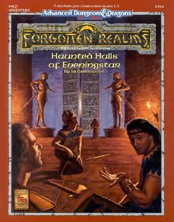 Dungeons and Dragons 2nd ed: Forgotten Realms: Haunted Halls of Eveningstar - Used