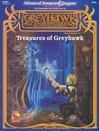 Dungeons and Dragons 2nd ed: Greyhawk Adventures: Treasures of Greyhawk - Used