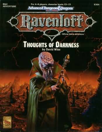 Dungeons and Dragons 2nd ed: Ravenloft: Thoughts of Darkness - Used
