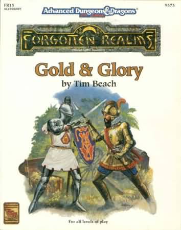Dungeons and Dragons 2nd ed: Forgotten Realms: Gold and Glory - Used