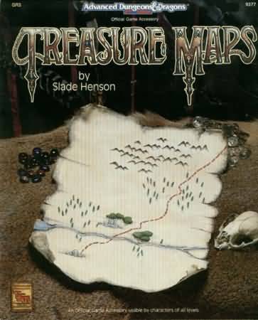 Dungeons and Dragons 2nd ed: Treasure Maps - Used