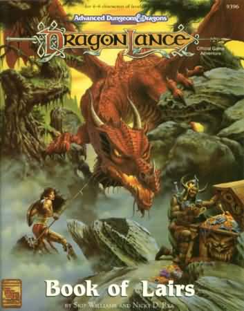 Dungeons and Dragons 2nd ed: DragonLance: Book of Lairs - Used