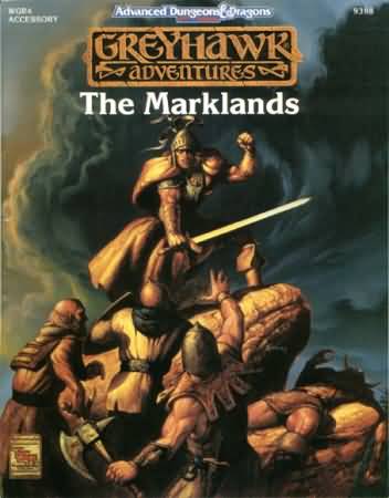 Dungeons and Dragons 2nd ed: Greyhawk Adventures: The Marklands - Used