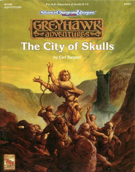 Dungeons and Dragons 2nd ed: Greyhawk Adventures: The City of Skulls