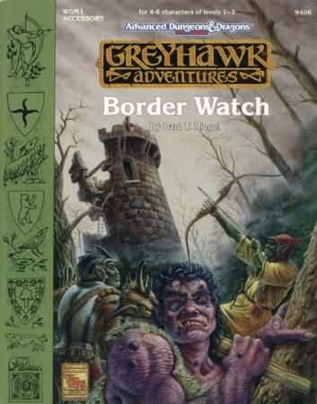 Dungeons and Dragons 2nd ed: Greyhawk Adventures: Border Watch - Used