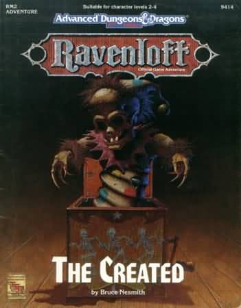 Dungeons and Dragons 2nd ed: Ravenloft: the Created - Used