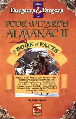 Dungeons and Dragons 2nd ed: Poor Wizards Almanac II - Used