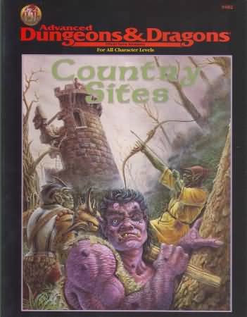 Dungeons and Dragons 2nd ed: Country Sites - Used
