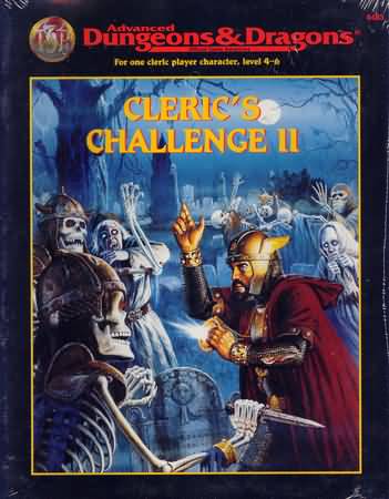 Dungeons and Dragons 2nd ed: Clerics Challenge II - Used