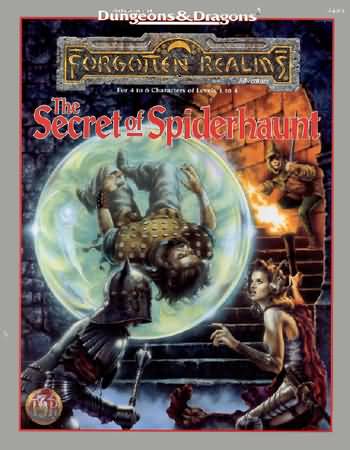 Dungeons and Dragons 2nd ed: Forgotten Realms: the Secret of Spiderhaunt - Used