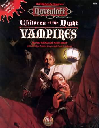 Dungeons and Dragons 2nd ed: Ravenloft: Children of the Night Vampires - Used