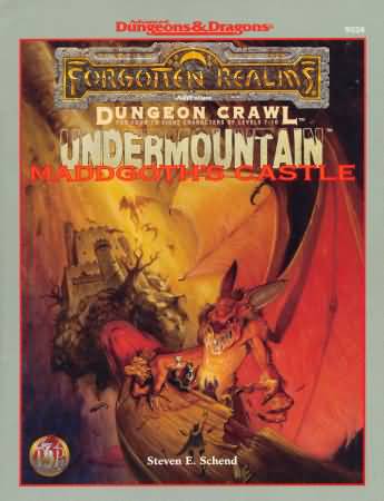 Dungeons and Dragons 2nd ed: Forgotten Realms: Undermountain Maddgoths Castle - Used