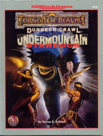 Dungeons and Dragons 2nd ed: Forgotten Realms: Undermountain Stardock - Used
