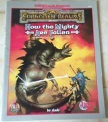 Dungeons and Dragons 2nd ed: Forgotten Realms: How the Mighty Are Fallen - Used