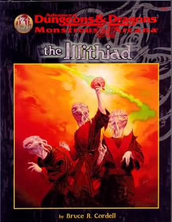 Dungeons and Dragons 2nd ed: Monstrous Arcana: the Illithiad - Used