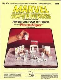 Marvel Super Heroes: Adventure Fold-Up Figures, featuring Pit of the Viper: 6858 - Used