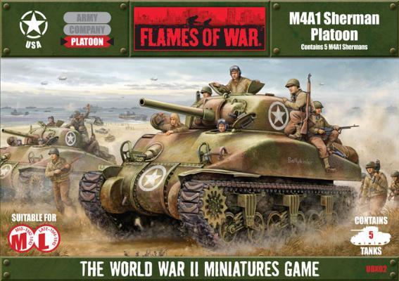 Flames of War: M4A1 Sherman Platoon Box Set