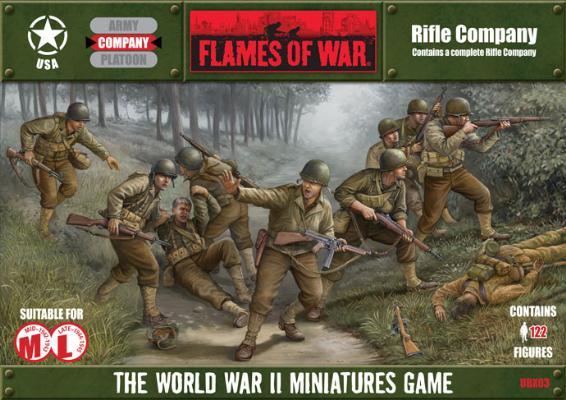 Flames of War: US Rifle Company Box Set