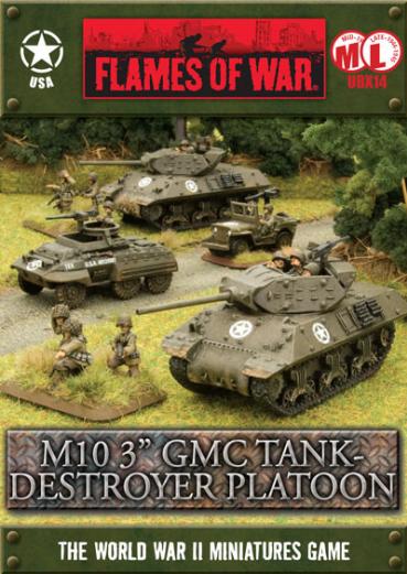 Flames of War: M10 3 in GMC Tank Destroyer Platoon Box Set