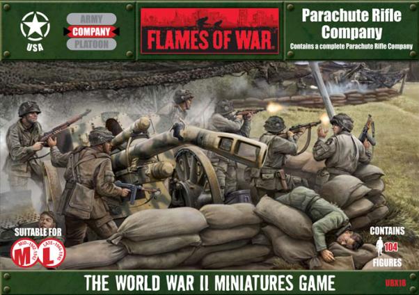 Flames of War: Parachute Rifle Company: USA Box Set