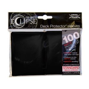 Deck Protector: Eclipse Pro Matte Black (100 Sleeves)