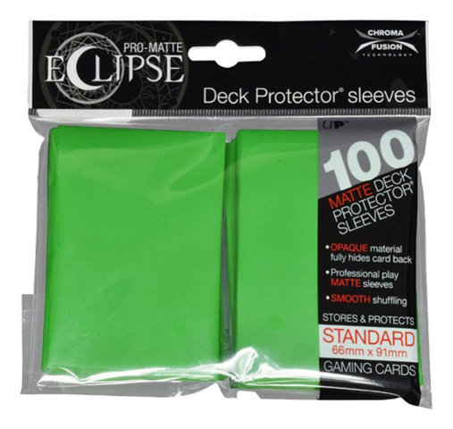 Deck Protector: Eclipse Pro Matte Light Green (100 Sleeves)