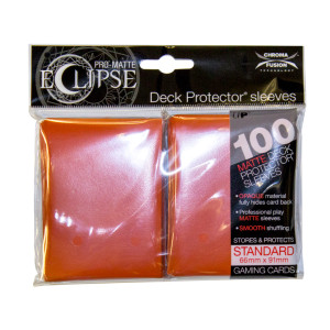 Deck Protector: Eclipse Pro Matte Orange (100 Sleeves)