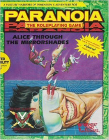 Paranoia the Role Playing Game: Alice through the Mirrorshades - Used