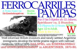 Ferrocarriles Pampas Board Game - Used