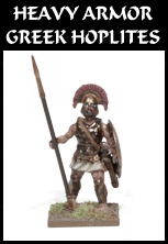 Legacy of the Greeks: Greek Heavy Infantry: Hoplites/Spartans Plastic Miniatures