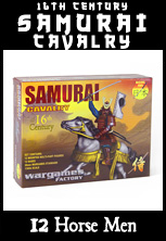 Rising Sun: Samurai Cavalry Plastic Miniatures
